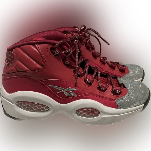Reebok Shoes - PreOwned Reebok Classic Mid Question Pink Cherry M48825 Girl's Size 7​